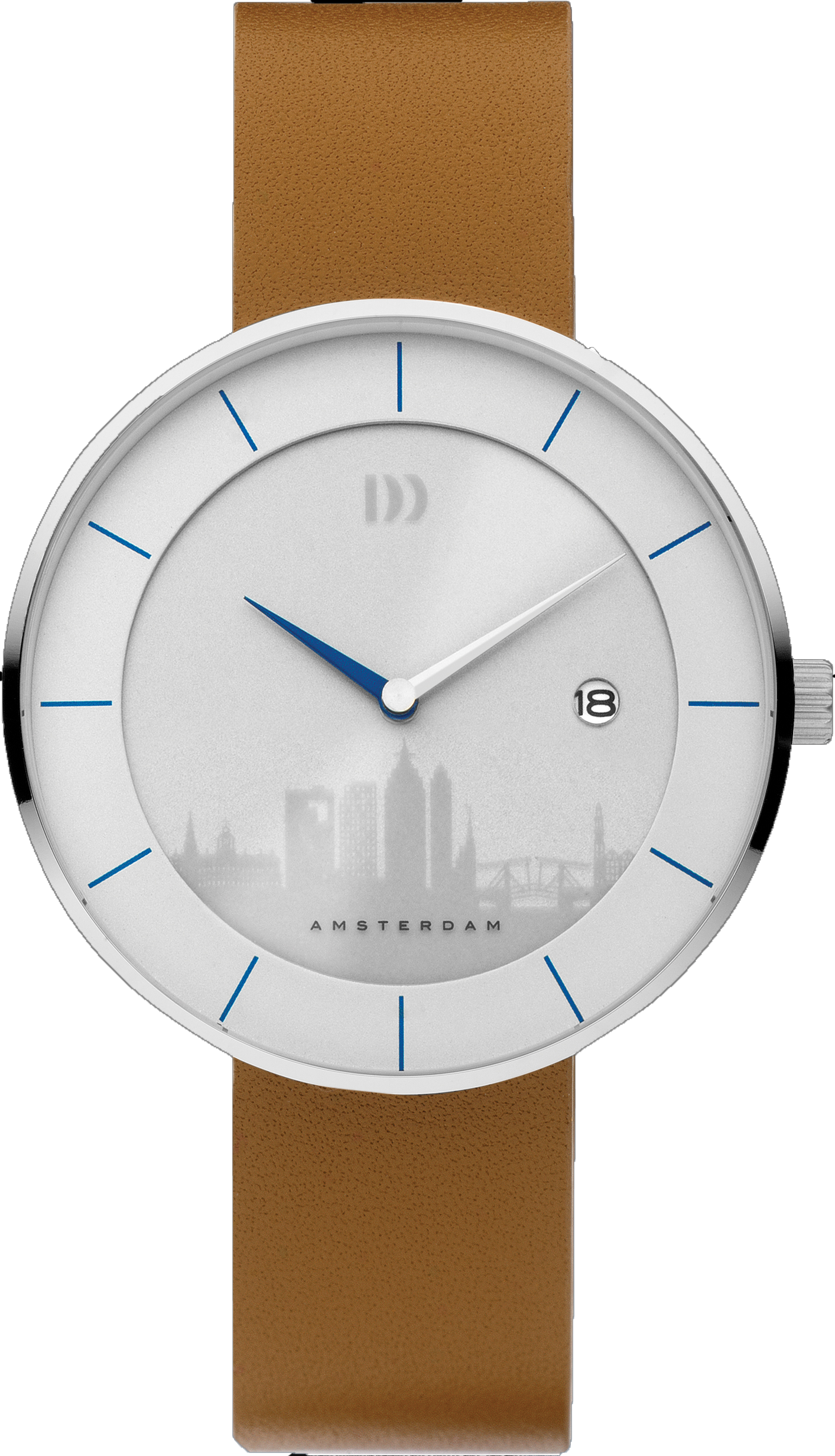 DD Studio Globe Skyline Amsterdam Silver/Camel 11-B1-01AMS