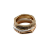 Barse Copper, Bronze and Sterling Stack Ring